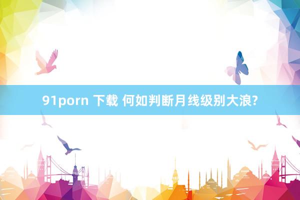 91porn 下载 何如判断月线级别大浪?